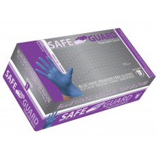 Powder-free Disposable Safe Guard Blue Vinyl Gloves